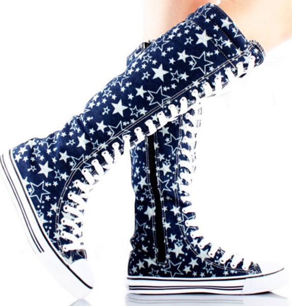 converse knee high boots - 64% OFF 